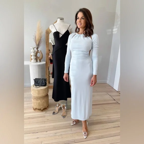 Significant Other Alma Long Sleeve Dress in dreamy Sky Blue - Picture 9 of 10